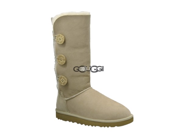 Женские угги с пуговицами Bailey Button Triplet Sand