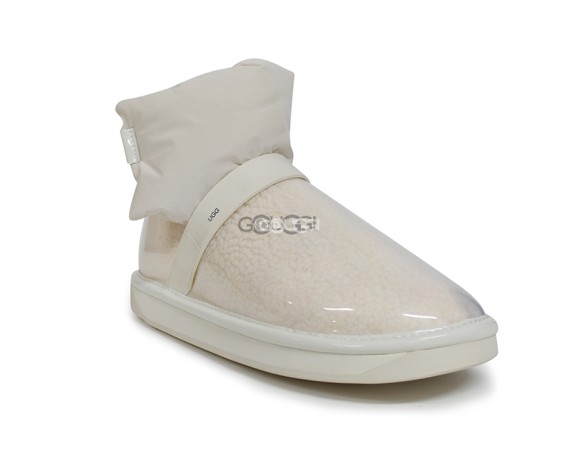 Женские прозрачные угги Clear Quilty Boots White