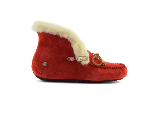 Женские мокасины Alena Red