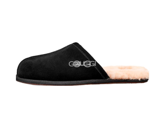 Мужские тапочки MENS Scuff Slippers Black