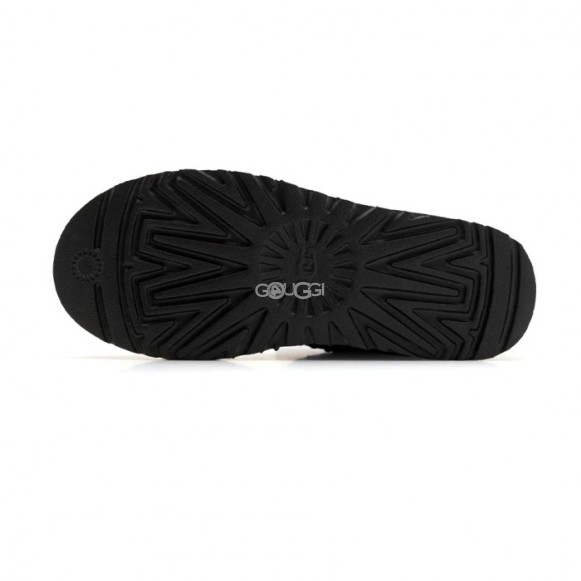 Женские ультра мини угги Ultra Mini Maxi Curly Boot - Black