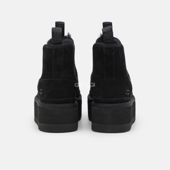 Женские ботинки на платформе UGG Neumel Platform Chelsea Black