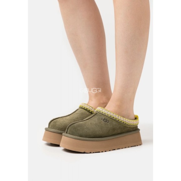 Женские слипоны Ugg Tasman Tazz Burnt Olive