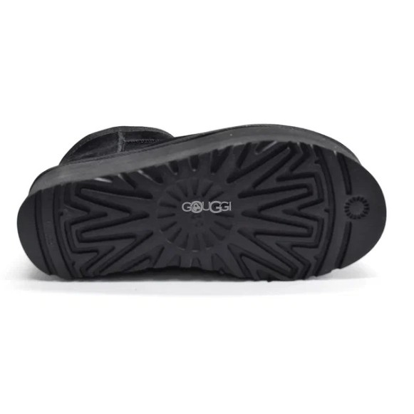 Женские ультра мини угги на платформе Ugg Classic Ultra Mini Platform Black