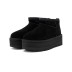 Женские ультра мини угги на платформе Ugg Classic Ultra Mini Platform Black