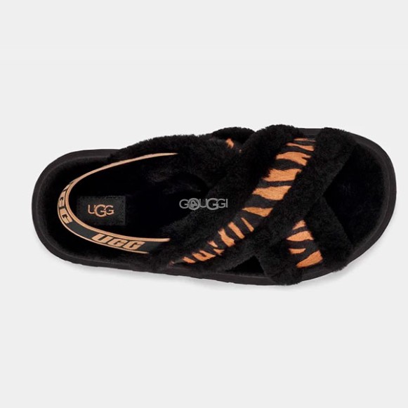 Женские сандалии Ugg Disco Cross Slide Tiger Print