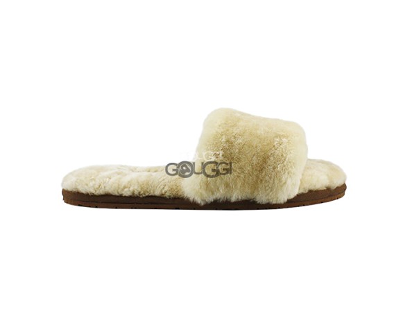 Женские тапочки Fluff Slide Slippers Chestnut