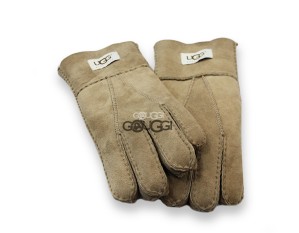 Меховые перчатки мужские UGG Suede Sand