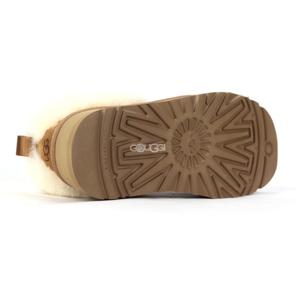 Женские слипоны на платформе Tazzelle Chestnut