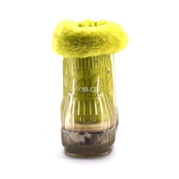 Женские прозрачные короткие угги Ugg Drizlita Clear Boot Yellow