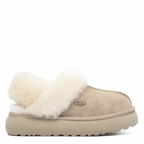 Женские тапочки Ugg Slippers Disquette Sand