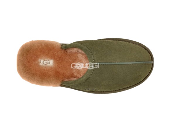 Мужские тапочки MENS Scuff Slippers Olive